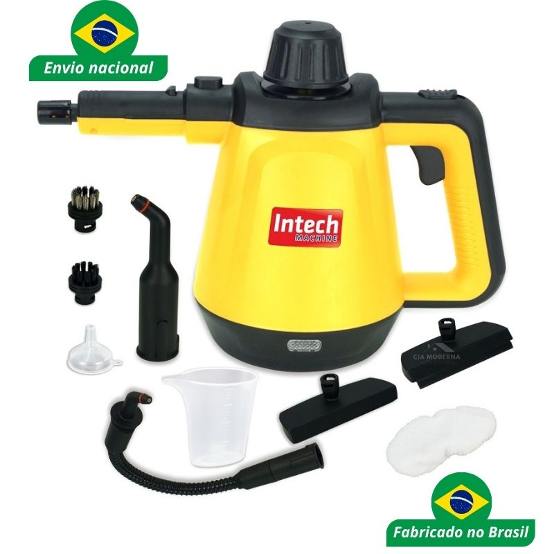 Limpador à Vapor + 9 acessórios + Frete Grátis na sua 1ª compra